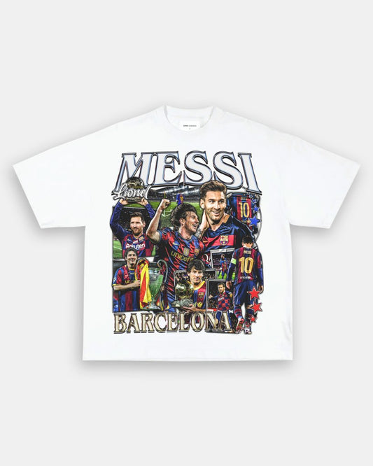 MESSI - BARCELONA V2 TEE - VIBRASĀ® VIBRAS - GRAPHIC TEES - GAME CHANGERS