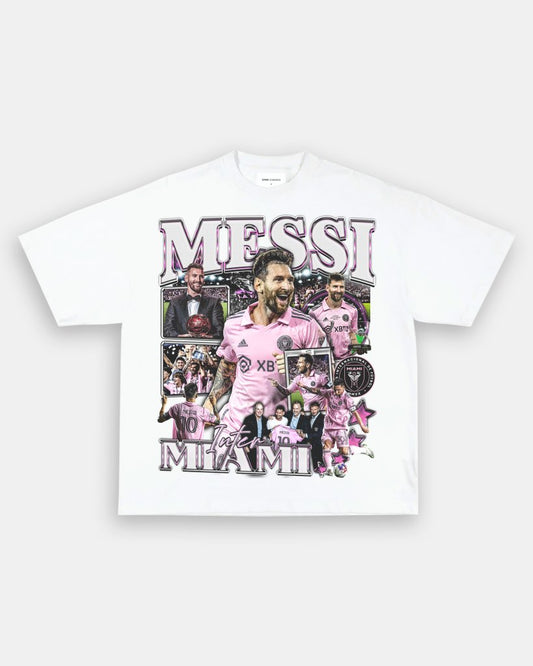 MESSI - INTER MIAMI V2 TEE - VIBRASĀ® VIBRAS - GRAPHIC TEES - GAME CHANGERS