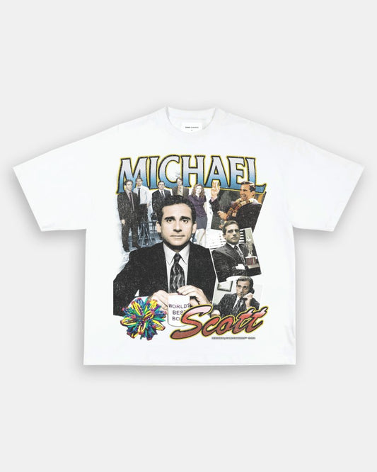 MICHAEL SCOTT TEE - VIBRASĀ® VIBRAS - GRAPHIC TEES - GAME CHANGERS