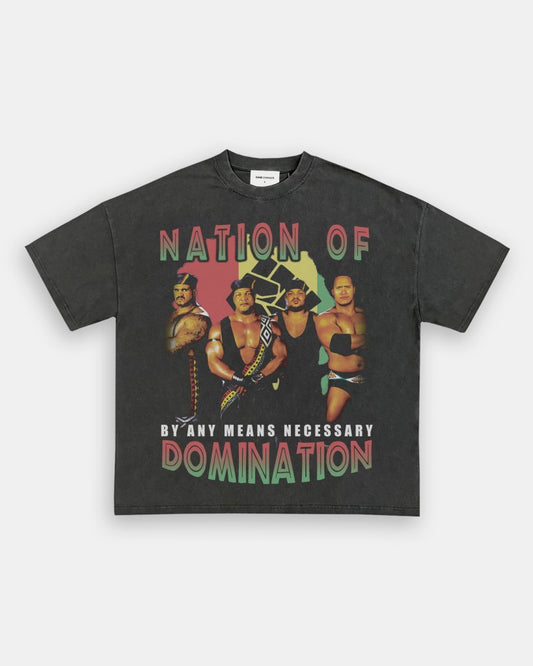NATION OF DOMINATION TEE - VIBRASĀ® VIBRAS - GRAPHIC TEES - GAME CHANGERS