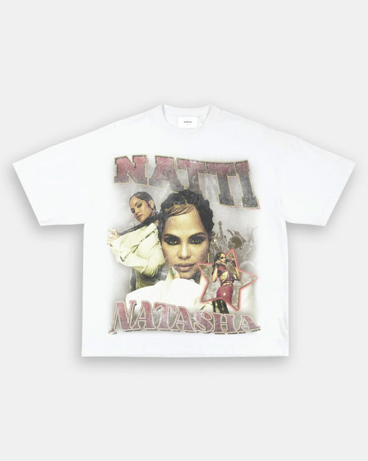 NATTI NATASHA VINTAGE TEE - VIBRASĀ® VIBRAS - GRAPHIC TEES - GAME CHANGERS