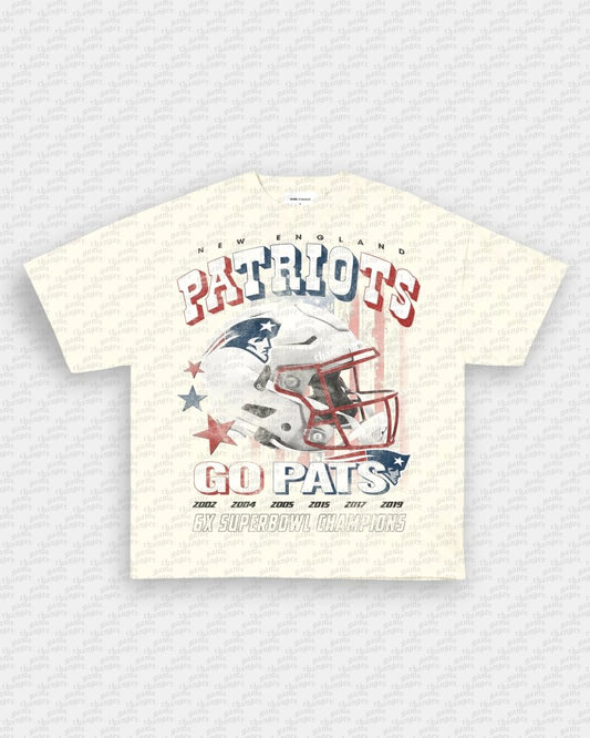 NEW ENGLAND PATRIOTS TEE - VIBRASĀ® VIBRAS - GRAPHIC TEES - GAME CHANGERS