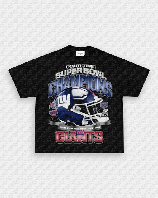 NEW YORK GIANTS TEE - VIBRASĀ® VIBRAS - GRAPHIC TEES - GAME CHANGERS