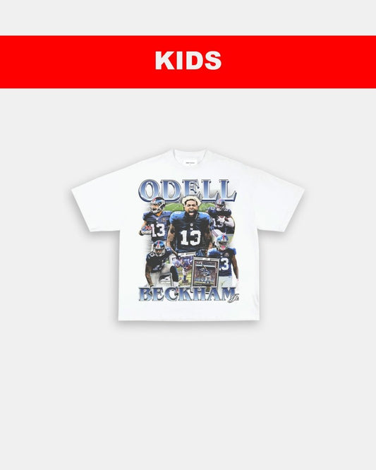 ODELL BECKHAM JR - GIANTS - KIDS TEE - VIBRASĀ® VIBRAS - GRAPHIC TEES - GAME CHANGERS