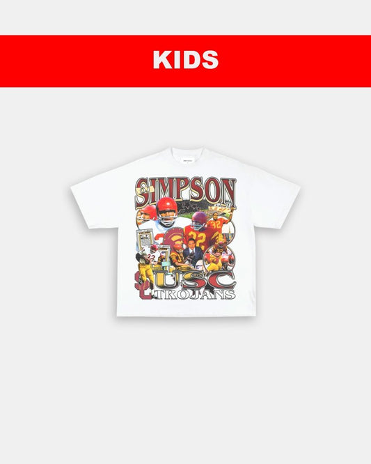 OJ SIMPSON - USC - KIDS TEE - VIBRASĀ® VIBRAS - GRAPHIC TEES - GAME CHANGERS