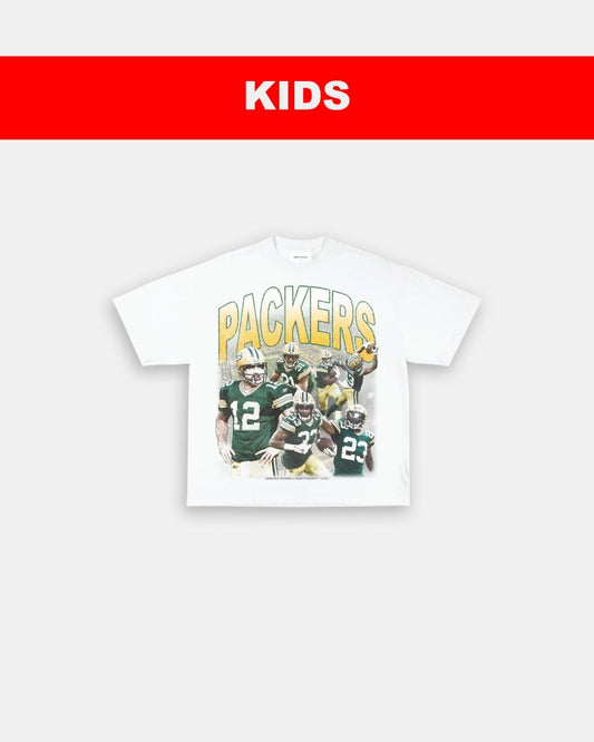 PACKERS - KIDS TEE - VIBRASĀ® VIBRAS - GRAPHIC TEES - GAME CHANGERS