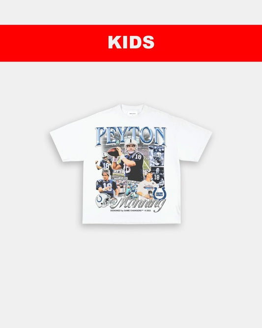 PEYTON MANNING 2 - COLTS - KIDS TEE - VIBRASĀ® VIBRAS - GRAPHIC TEES - GAME CHANGERS