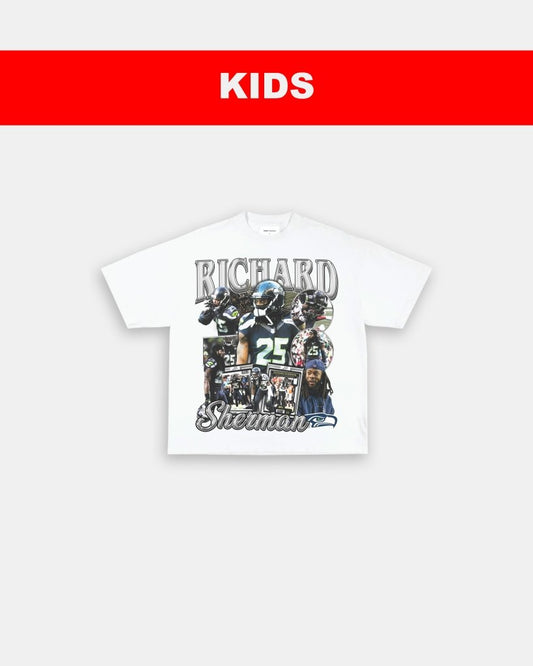 RICHARD SHERMAN - KIDS TEE - VIBRASĀ® VIBRAS - GRAPHIC TEES - GAME CHANGERS