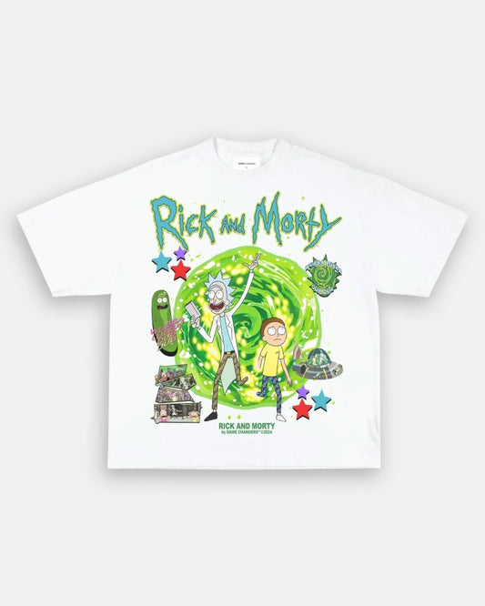RICK AND MORTY TEE - VIBRASĀ® VIBRAS - GRAPHIC TEES - GAME CHANGERS
