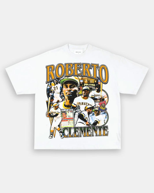 ROBERTO CLEMENTE TEE - VIBRASĀ® VIBRAS - GRAPHIC TEES - GAME CHANGERS
