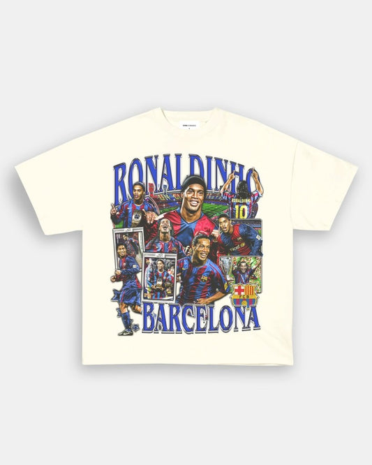 RONALDINHO - FCB TEE - VIBRASĀ® VIBRAS - GRAPHIC TEES - GAME CHANGERS