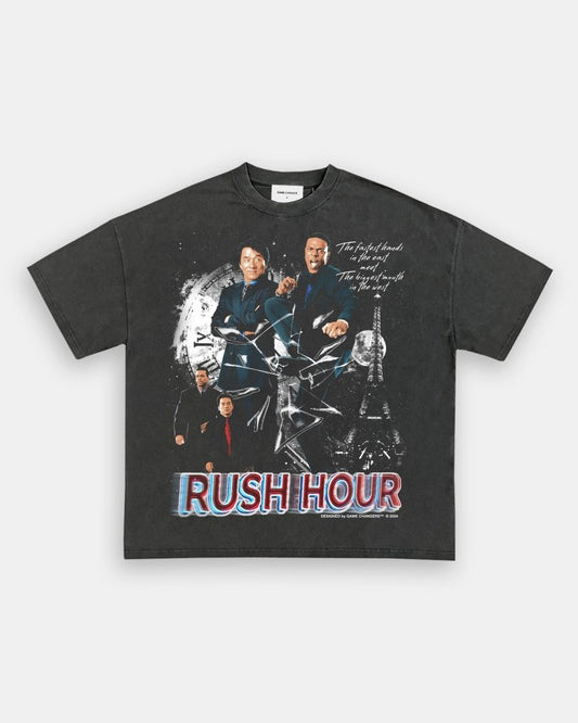 RUSH HOUR V2 TEE - VIBRASĀ® VIBRAS - GRAPHIC TEES - GAME CHANGERS