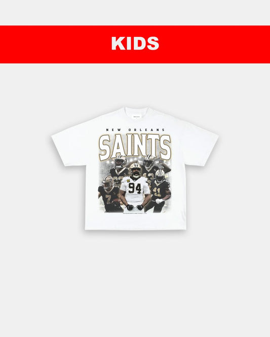 SAINTS ALT - KIDS TEE - VIBRASĀ® VIBRAS - GRAPHIC TEES - GAME CHANGERS