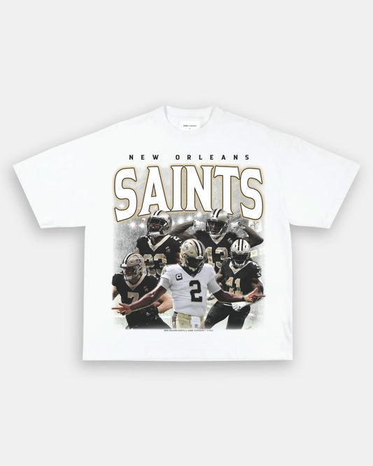 SAINTS TEE - VIBRASĀ® VIBRAS - GRAPHIC TEES - GAME CHANGERS