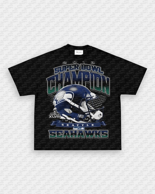 SEATTLE SEAHAWKS TEE - VIBRASĀ® VIBRAS - GRAPHIC TEES - GAME CHANGERS