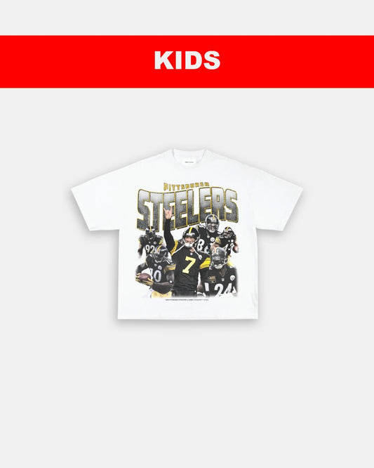 STEELERS - KIDS TEE - VIBRASĀ® VIBRAS - GRAPHIC TEES - GAME CHANGERS