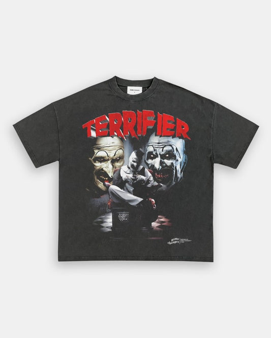 TERRIFIER V2 TEE - VIBRASĀ® VIBRAS - GRAPHIC TEES - GAME CHANGERS