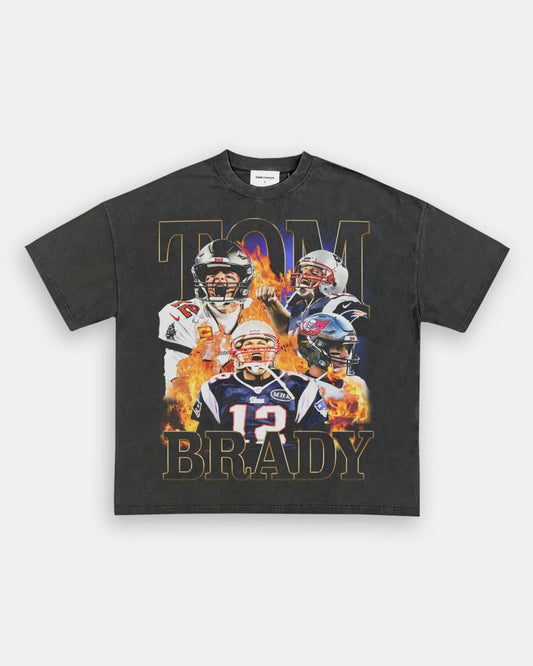 TOM BRADY 2 TEE - VIBRASĀ® VIBRAS - GRAPHIC TEES - GAME CHANGERS