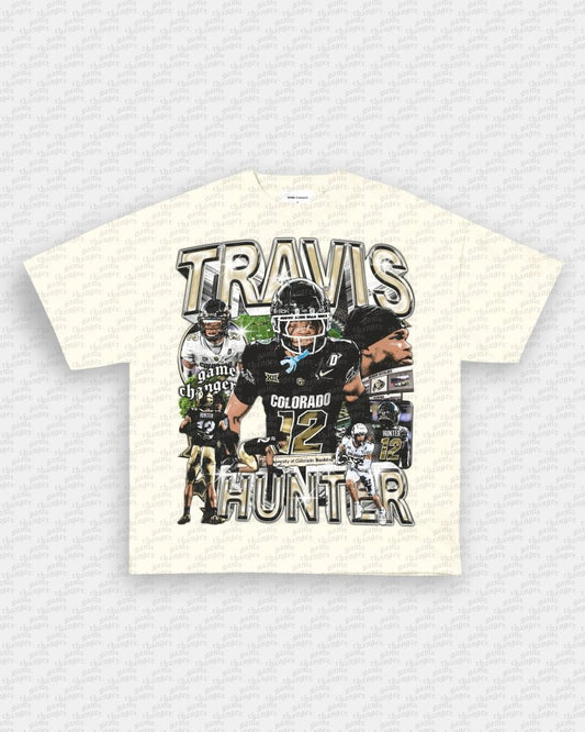 TRAVIS HUNTER V3 TEE - VIBRASĀ® VIBRAS - GRAPHIC TEES - GAME CHANGERS