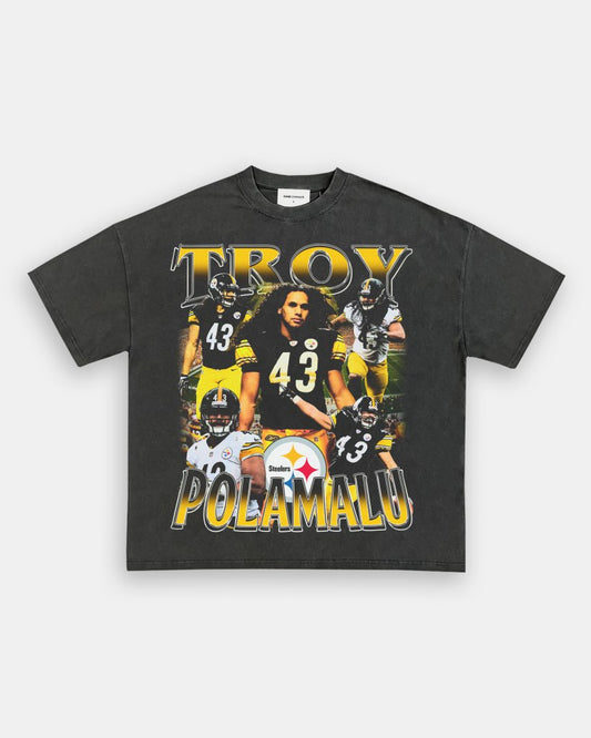 TROY POLAMALU TEE - VIBRASĀ® VIBRAS - GRAPHIC TEES - GAME CHANGERS