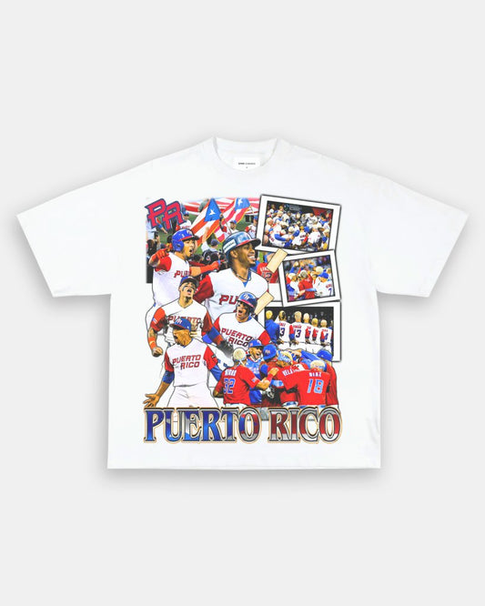 WBC TEAM PUERTO RICO TEE - VIBRASĀ® VIBRAS - GRAPHIC TEES - GAME CHANGERS