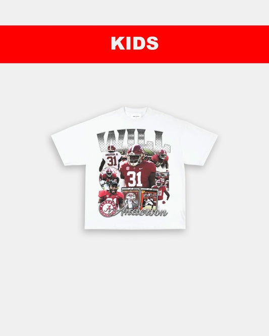 WILL ANDERSON JR - ALABAMA - KIDS TEE - VIBRASĀ® VIBRAS - GRAPHIC TEES - GAME CHANGERS
