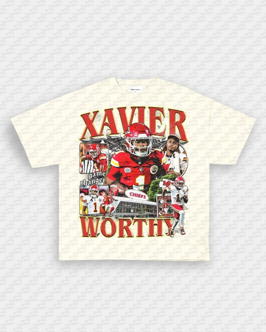 XAVIER WORTHY - CHIEFS TEE - VIBRASĀ® VIBRAS - GRAPHIC TEES - GAME CHANGERS