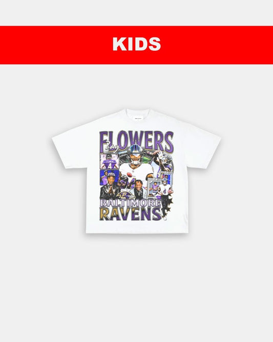 ZAY FLOWERS - KIDS TEE - VIBRASĀ® VIBRAS - GRAPHIC TEES - GAME CHANGERS
