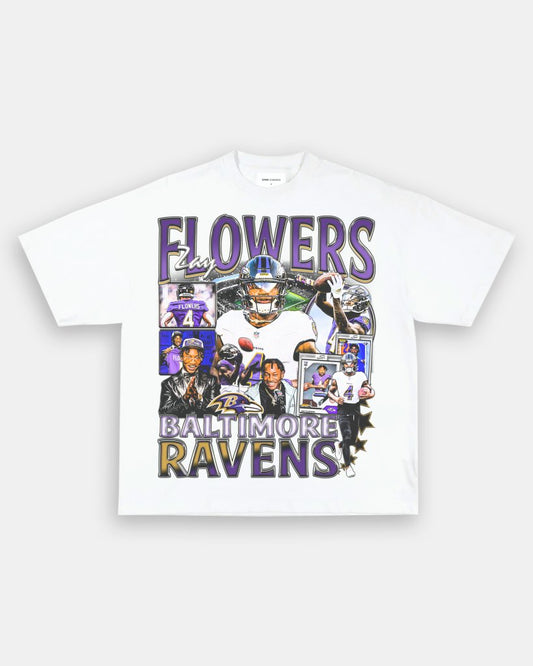 ZAY FLOWERS TEE - VIBRASĀ® VIBRAS - GRAPHIC TEES - GAME CHANGERS