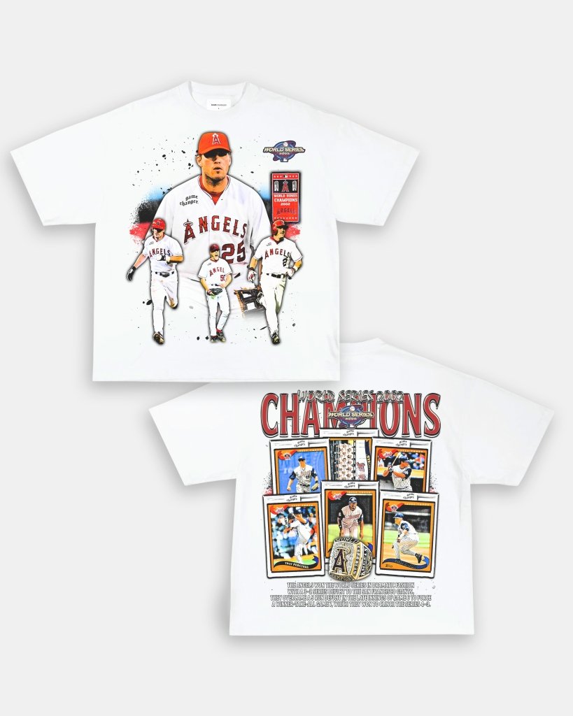 2002 WORLD SERIES CHAMPS - ANGELS TEE - [DS] - VIBRAS® VIBRAS - GRAPHIC TEES - GAME CHANGERS