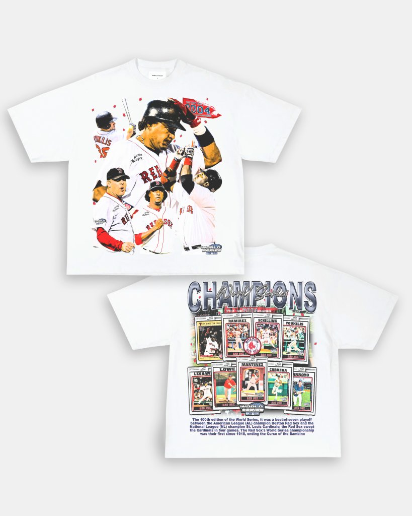 2004 WORLD SERIES CHAMPS - RED SOX TEE - [DS] - VIBRAS® VIBRAS - GRAPHIC TEES - GAME CHANGERS