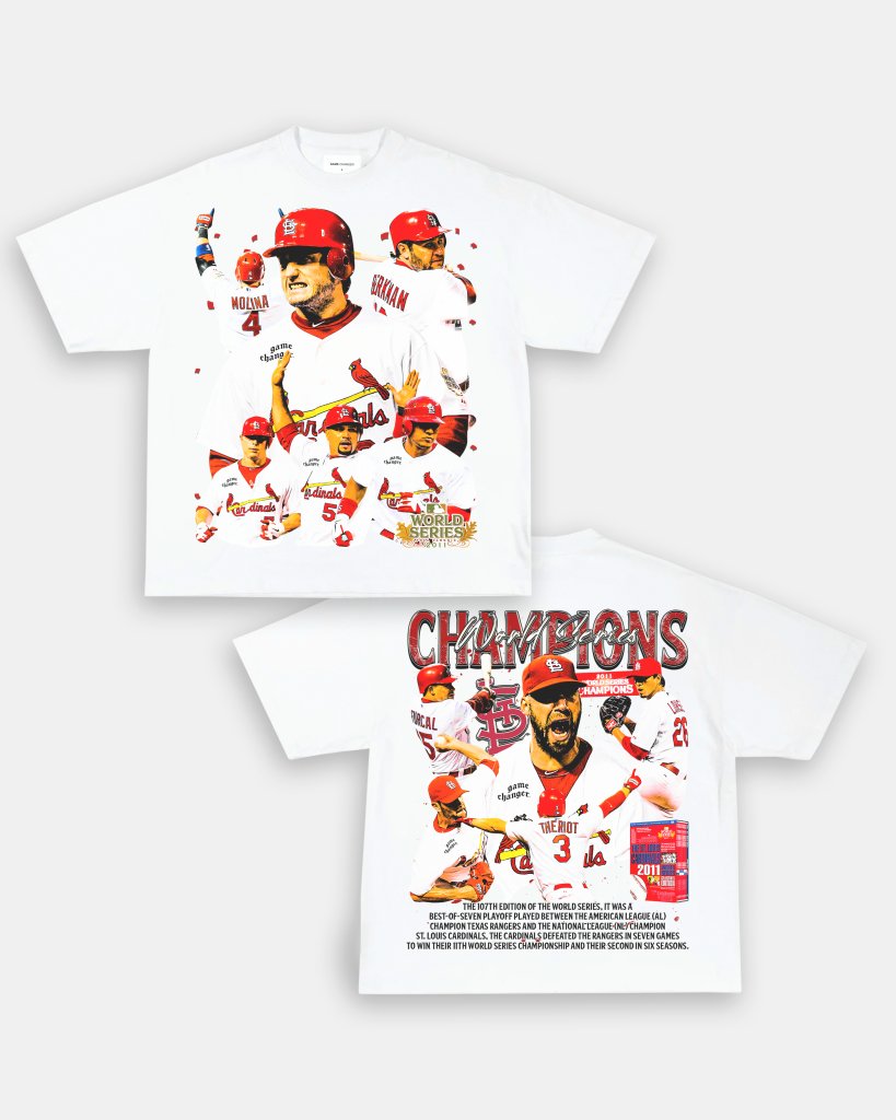 2011 WORLD SERIES CHAMPS - CARDINALS TEE - [DS] - VIBRAS® VIBRAS - GRAPHIC TEES - GAME CHANGERS