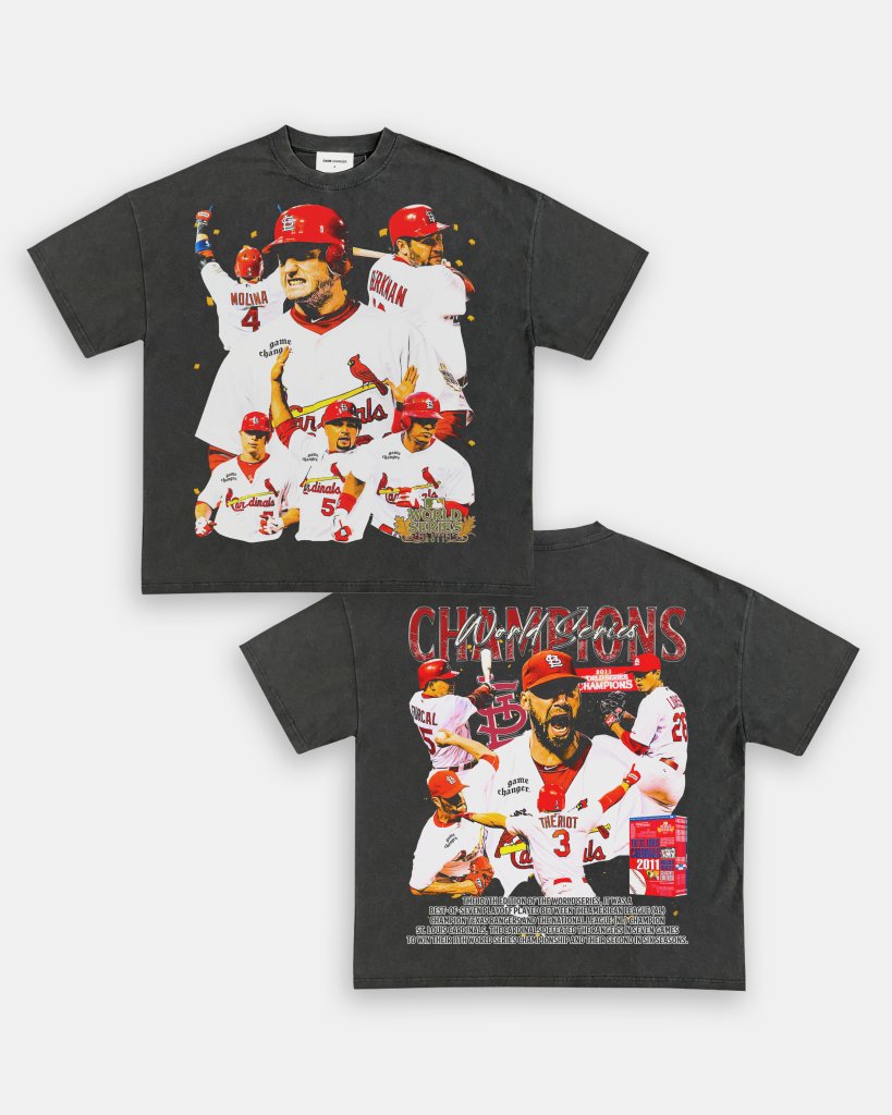 2011 WORLD SERIES CHAMPS - CARDINALS TEE - [DS] - VIBRAS® VIBRAS - GRAPHIC TEES - GAME CHANGERS