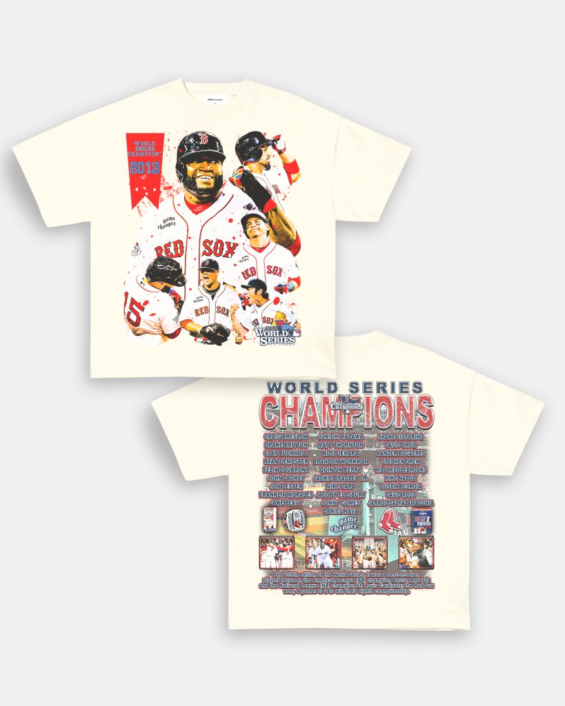 2013 WORLD SERIES CHAMPS - RED SOX TEE - [DS] - VIBRAS® VIBRAS - GRAPHIC TEES - GAME CHANGERS