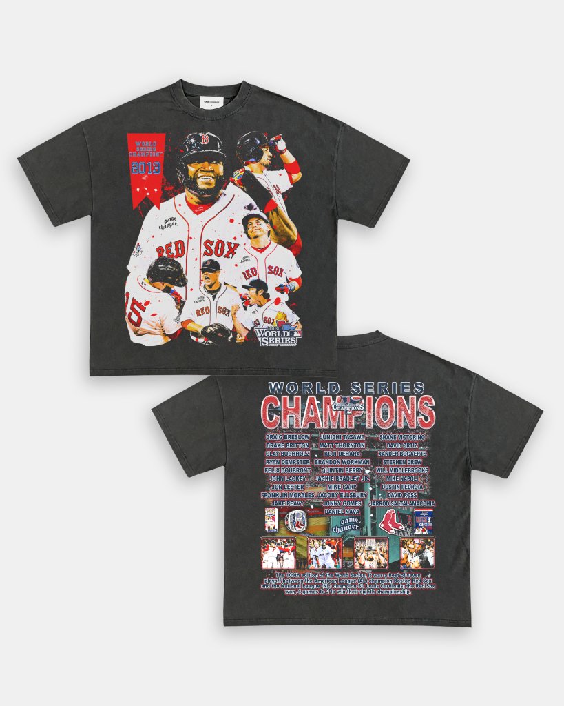 2013 WORLD SERIES CHAMPS - RED SOX TEE - [DS] - VIBRAS® VIBRAS - GRAPHIC TEES - GAME CHANGERS