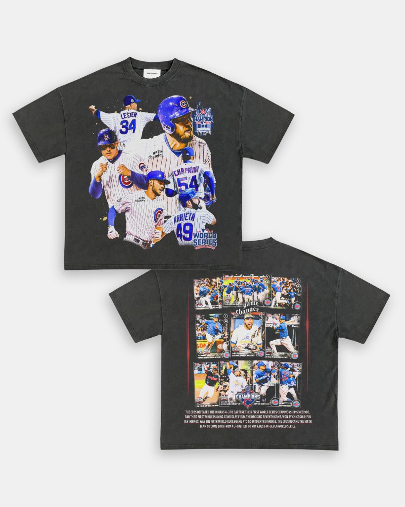 2016 WORLD SERIES CHAMPS - CUBS TEE - [DS] - VIBRAS® VIBRAS - GRAPHIC TEES - GAME CHANGERS