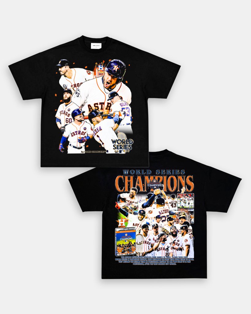 2017 WORLD SERIES CHAMPS - ASTROS TEE - [DS] - VIBRAS® VIBRAS - GRAPHIC TEES - GAME CHANGERS