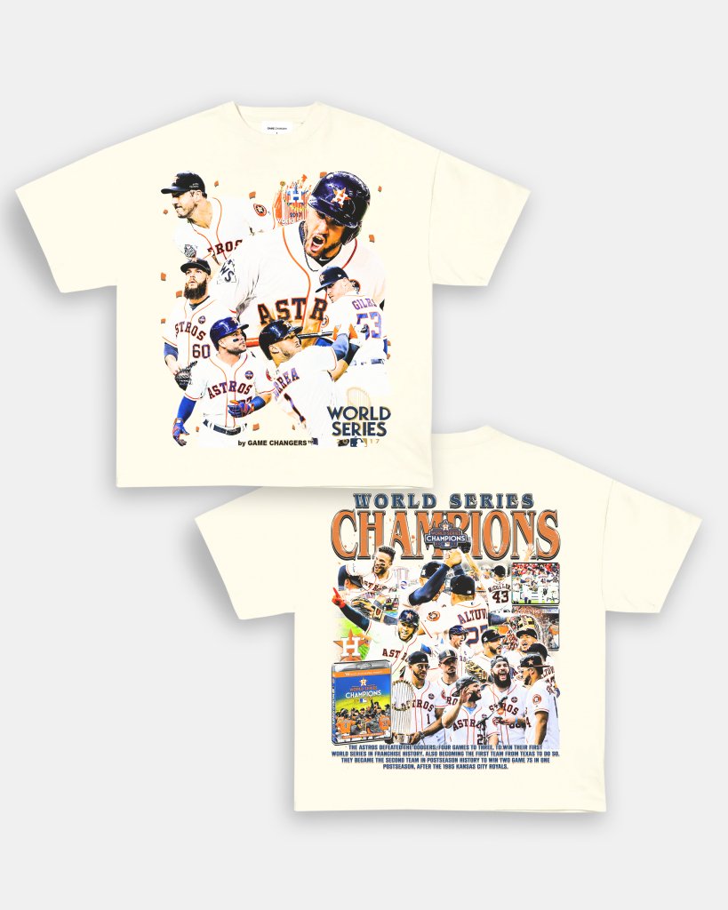 2017 WORLD SERIES CHAMPS - ASTROS TEE - [DS] - VIBRAS® VIBRAS - GRAPHIC TEES - GAME CHANGERS