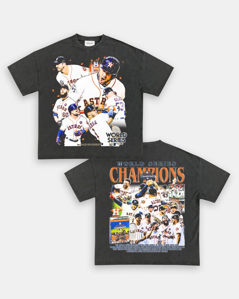 2017 WORLD SERIES CHAMPS - ASTROS TEE - [DS] - VIBRAS® VIBRAS - GRAPHIC TEES - GAME CHANGERS