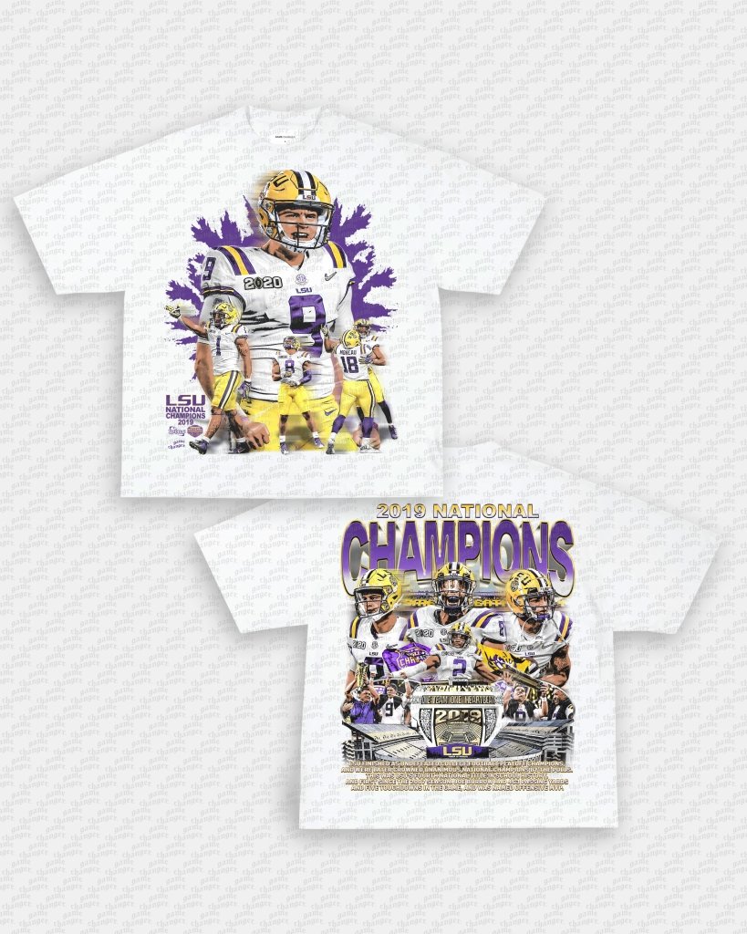 2019 NATIONAL CHAMPS - LSU TEE - [DS] - VIBRAS® VIBRAS - GRAPHIC TEES - GAME CHANGERS