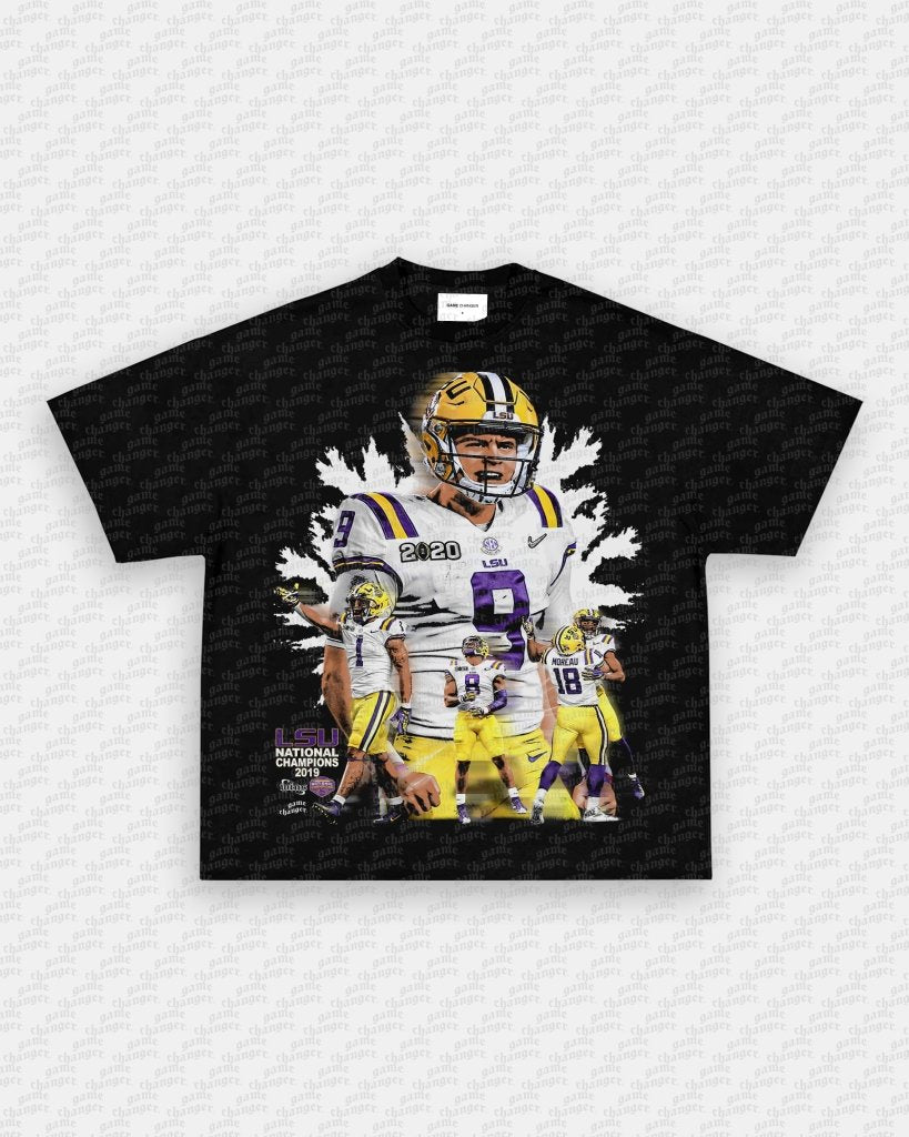 2019 NATIONAL CHAMPS - LSU V2 TEE - VIBRAS® VIBRAS - GRAPHIC TEES - GAME CHANGERS