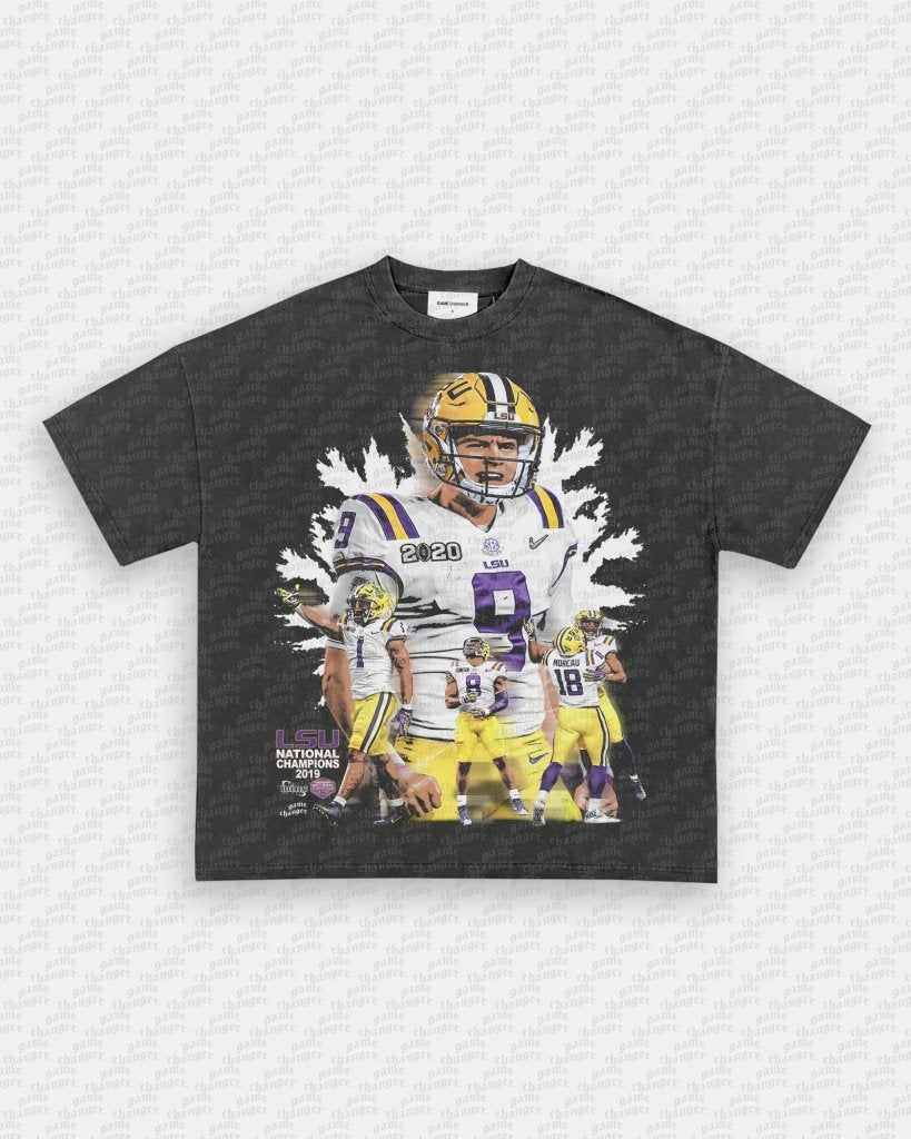 2019 NATIONAL CHAMPS - LSU V2 TEE - VIBRAS® VIBRAS - GRAPHIC TEES - GAME CHANGERS