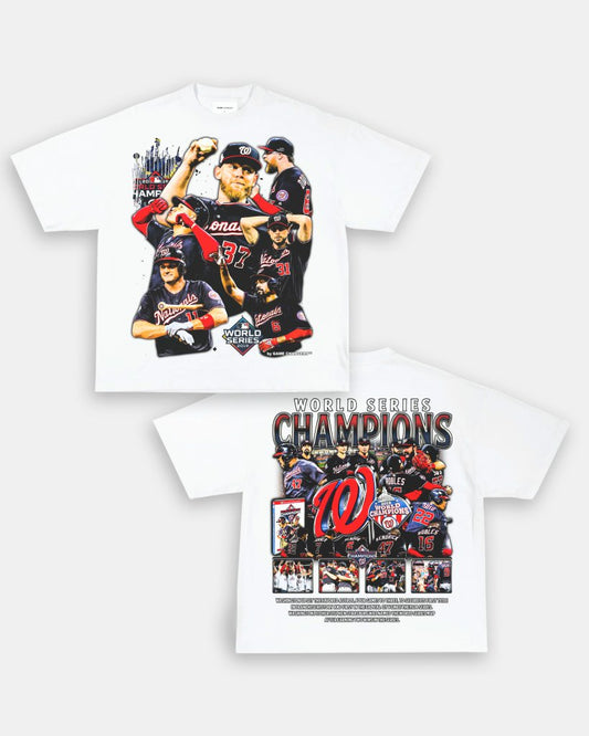 2019 WORLD SERIES CHAMPS - NATIONALS TEE - [DS] - VIBRAS® VIBRAS - GRAPHIC TEES - GAME CHANGERS