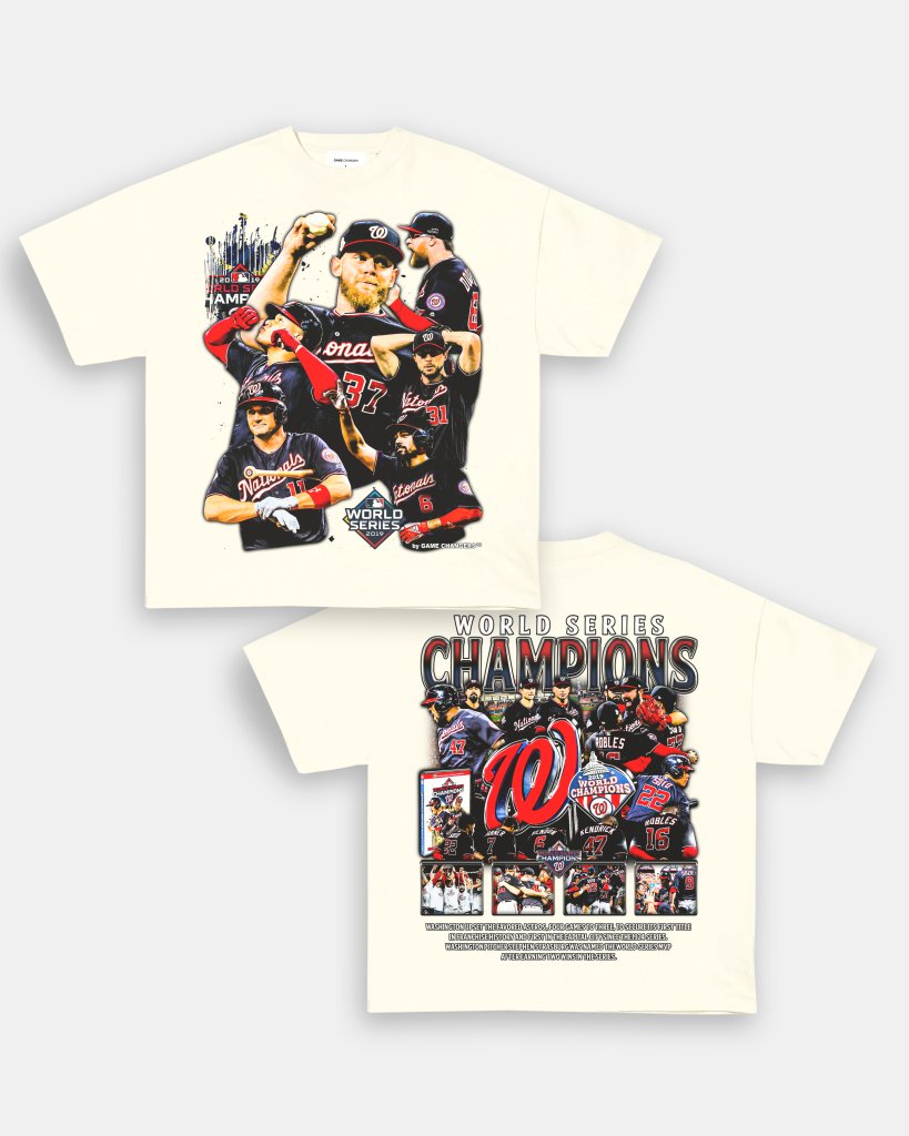 2019 WORLD SERIES CHAMPS - NATIONALS TEE - [DS] - VIBRAS® VIBRAS - GRAPHIC TEES - GAME CHANGERS