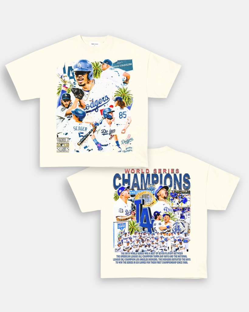 2020 WORLD SERIES CHAMPS - DODGERS TEE - [DS] - VIBRAS® VIBRAS - GRAPHIC TEES - GAME CHANGERS