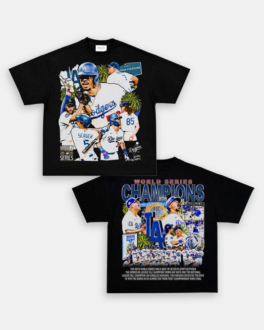 2020 WORLD SERIES CHAMPS - DODGERS TEE - [DS] - VIBRAS® VIBRAS - GRAPHIC TEES - GAME CHANGERS