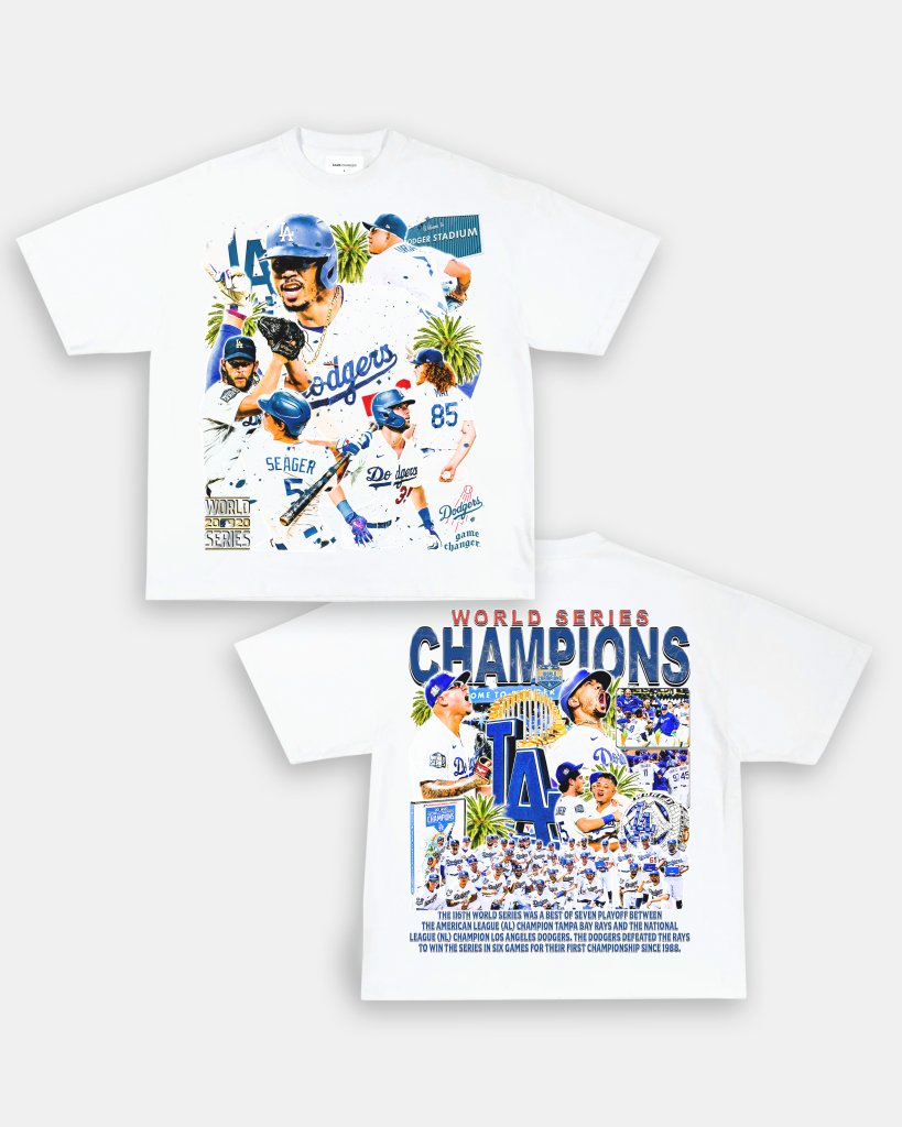 2020 WORLD SERIES CHAMPS - DODGERS TEE - [DS] - VIBRAS® VIBRAS - GRAPHIC TEES - GAME CHANGERS