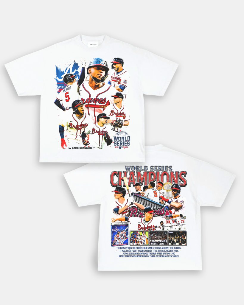 2021 WORLD SERIES CHAMPS - BRAVES TEE - [DS] - VIBRAS® VIBRAS - GRAPHIC TEES - GAME CHANGERS