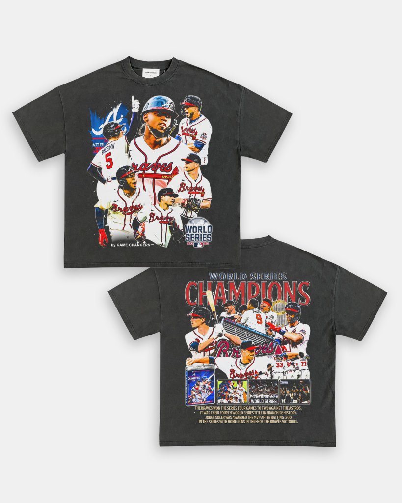 2021 WORLD SERIES CHAMPS - BRAVES TEE - [DS] - VIBRAS® VIBRAS - GRAPHIC TEES - GAME CHANGERS