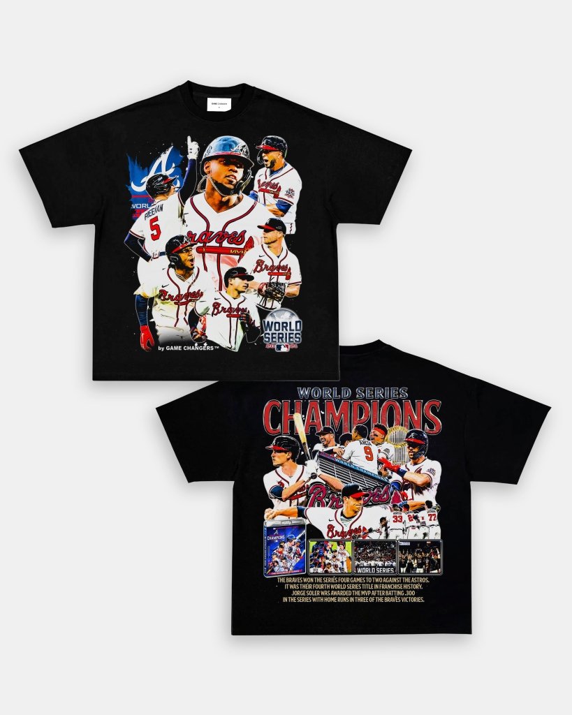 2021 WORLD SERIES CHAMPS - BRAVES TEE - [DS] - VIBRAS® VIBRAS - GRAPHIC TEES - GAME CHANGERS